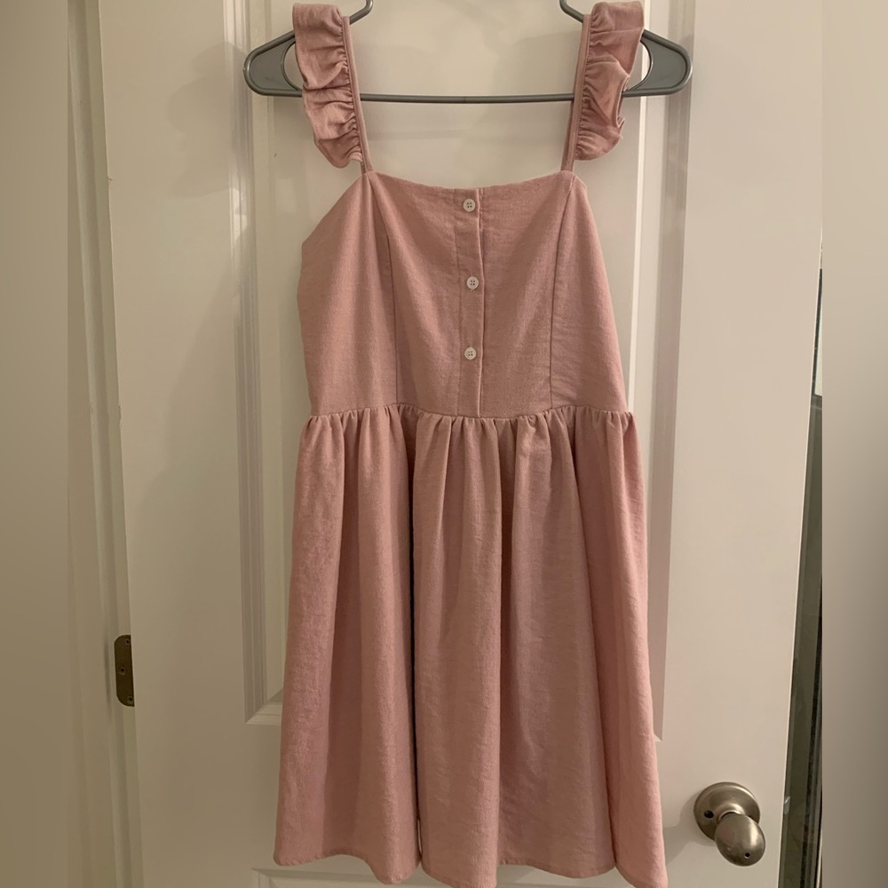 Pink Ruffled Dress